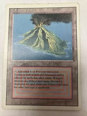 Volcanic Island MTG Revised Edition Damaged (#2 Inventory) • $610