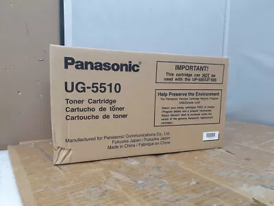 Genuine OEM Panasonic UG-5510 Toner Cartridge Black Brand New Sealed • $44.99