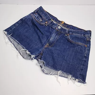 Seven For All Mankind Denim Jean Shorts Women's SZ 32 EUC • $19.99