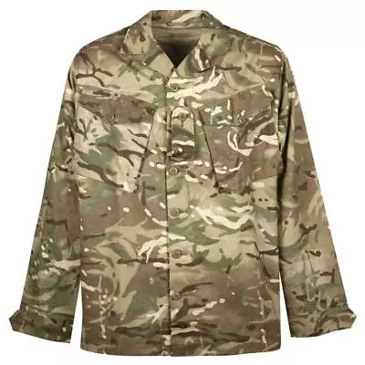 British Army Issue MTP Barrack Shirt Military Combat Camo Cadet Uniform • £14.99