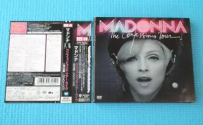 MADONNA DVD+CD The Confessions Tour Digipack 2007 OOP Japan OBI WPZR-30218~9 • $9.99