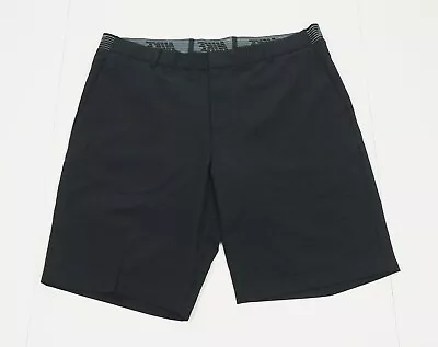 New Nike Golf Dri-Fit Flex Black Slim Fit Active Golf Shorts Mens 35 • $19.99