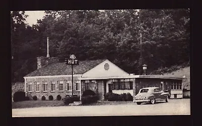 Postcard : Virginia - Martinsville Va - The Hut Restaurant - 1953 View • $2.99