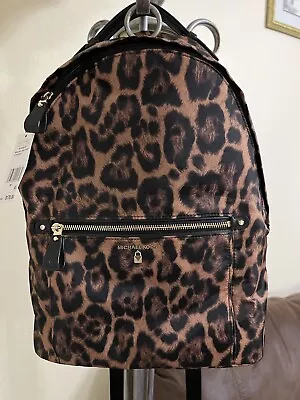 Michael Kors Kelsey Nylon Backpack Leopard Print • $70