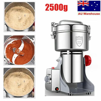 Commercial 240v Food Processor Grinder Coffee Bean Nuts Spice Herb Kitchen 2500g • $378.99