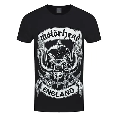 Motorhead T-Shirt England Crest Rock Band Official Black New • $20.15