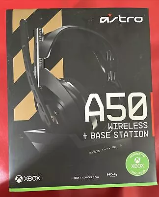 Astro Gaming A50 4th Gen Wireless Headphones + Base Station XBox PC MAC - Black • $85