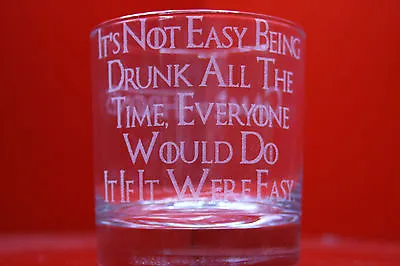 £12 • Buy Laser Engraved Tumbler Game Of Thrones Its Not Easy Being Drunk All The Time