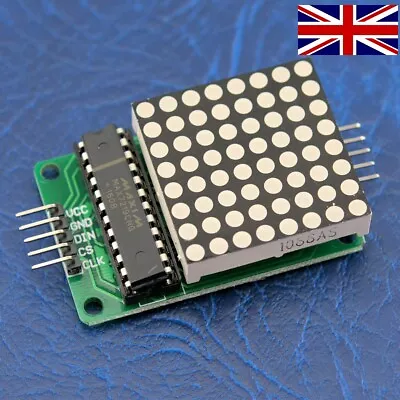 £4.25 • Buy MAX7219 DOT Led Matrices Module 8X8 Display For Raspberry Pi Arduino