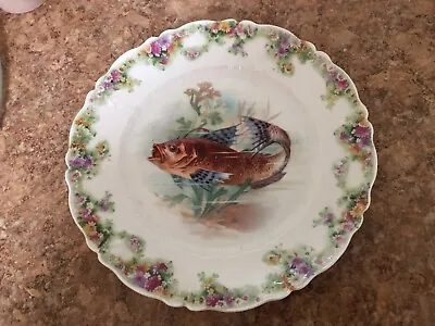 Vintage 8 1/2  C. T. Germany Fish Plate- Very Nice • $18