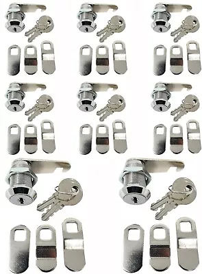 $35.99 • Buy 8x Admiral RV Compartment Door Cam Lock 7/8 Inch Camper Storage Door NOT CH751