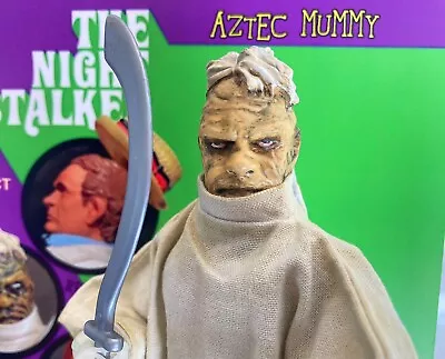 Custom Mego KOLCHAK THE NIGHT STALKER AZTEC MUMMY 8” Action Figure • $125