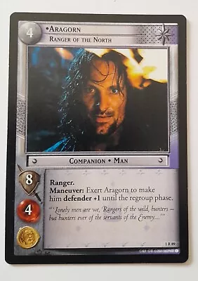 Lord Of The Rings TCG  CCG - Aragorn Ranger Of The North - 1R89 - FOTR - LP • £7.99