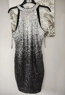 Quiz All Over Sequin Dress Size 16 • £7.50