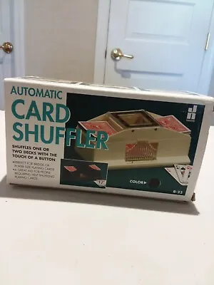 Vintage  Automatic Card Shuffler Battery Operated Playing Cards  • $11