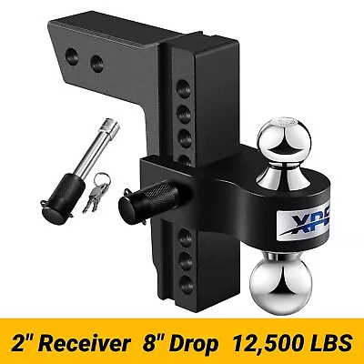 XPE Trailer Hitch Fits 2 Inch Receiver 8 Inch Adjustable Drop Hitch 12500 LBS • $119.88