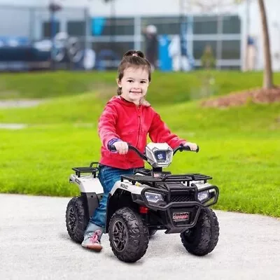 Kids Electric Quad Bike 12V Ride On Car Toys Toddler Fun Game Outdoor Activities • £122.99