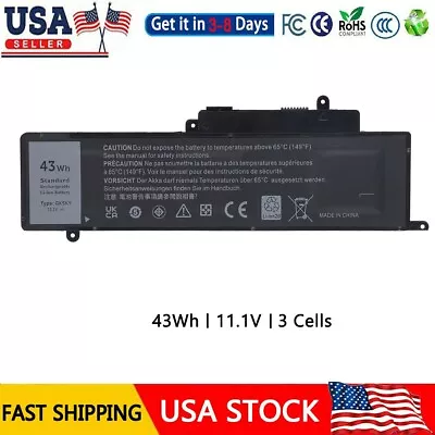 GK5KY Battery For Dell Inspiron 11 3000 3147 3148 3152 Series Inspiron 7000 43Wh • $20.35