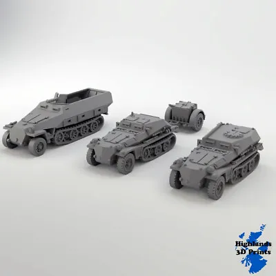 SDKFZ 251 252 253 Half Track WW2 Tabletop Gaming 3D Print • £12.99