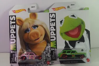 2020 Hot Wheels Disney The Muppets Custom Vw Beetle & Classic Nomad Free Ship • $12.99