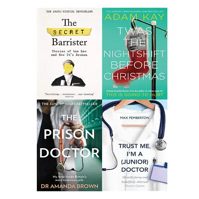 £20.99 • Buy Secret Barrister,Twas The Nightshift,PRISON DOCTOR,Trust Me 4 Books Collection