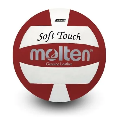 Molten Soft Touch Volleyball Color Red/White • $57