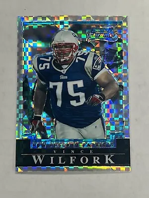 🔥 2004 Bowman Chrome Xfractor #133 Vince Wilfork Rc Rookie #167/250 🔥 • $240