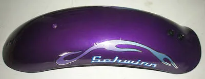 $12.99 • Buy Schwinn Bicycle Rear Fender Dark Purple Parts 379