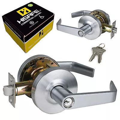 Keyed Entry Commercial Door Lever Grade 2 Lever Heavy Duty NOT Residential • $89.99