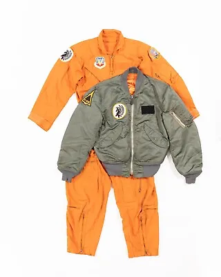 Usaf 2nd Fighter Interceptor Squadron L-2b Flyers Jacket & K-2b Flight Suit  • $675