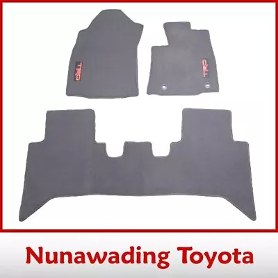 Genuine Toyota Hilux TRD Auto Carpet Floor Mats Front & Rear 08/17 - 05/20 • $154.80