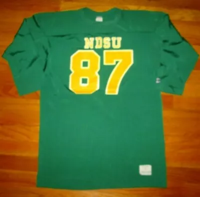 North Dakota State Vtg 80s BISON Champion Durene NDSU Football Jersey T Shirt M • $89.99