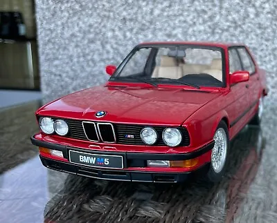 AUTOart Millenium (75152) BMW M5 (E28) 1987 Zinnober Red 1:18 RARE • $795.66