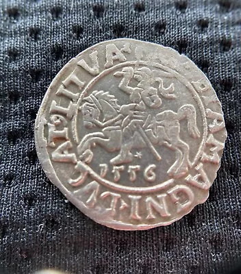 1556 LITVA LITHUANIA KNIGHT CHASE SILVER MEDIEVAL COIN HIGH GRADE No Reserve • $99.99