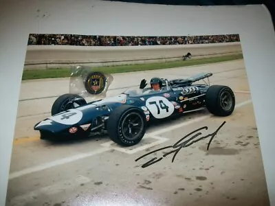 Signed 8x10 Photo 1967 DAN GURNEY #74 Eagle Ford Indy CAR 500 USAC NASCAR IRL • $74.99