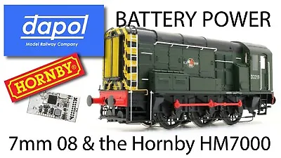 Battery Conversion Kit Dapol O Gauge 08 (early Vers.) & Hornby HM7000 Bluetooth • £99