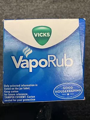 Vicks VapoRub Cough Suppressant Ointment 6oz Exp 5/25 New In Box • $25.88