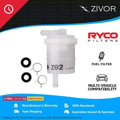 New RYCO Original Manufacture Fuel Filter For HOLDEN CAMIRA JD 1.6L 16LF Z92 • $25.23