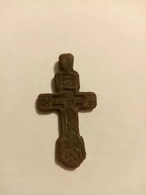 Genuine Russian Orthodox Crosspost Medieval Era Period(15-16 Century). ( 18* ) • £10