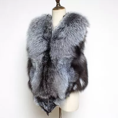 Fashion Women Real Fur Vest Warm Soft Sleeveless Jackets Outerwear Streetwear • $230.58