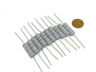 10 Pack .5 Ohm Metal Oxide Film Resistor 5W 5 Watt ±5% Tolerance 10x • $11.03