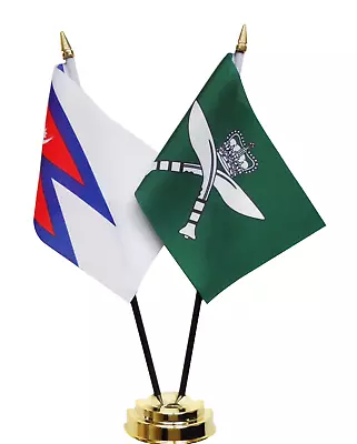 £9 • Buy Nepal & The Royal Gurkha Rifles Double Friendship Table Flag Set