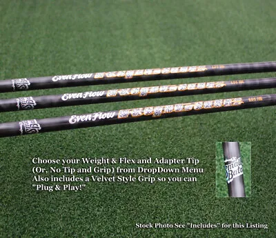 Project X Evenflow Riptide SMALL BATCH Driver Shaft Tip&Grip 50g 5.5 R Flex NEW • $99.95