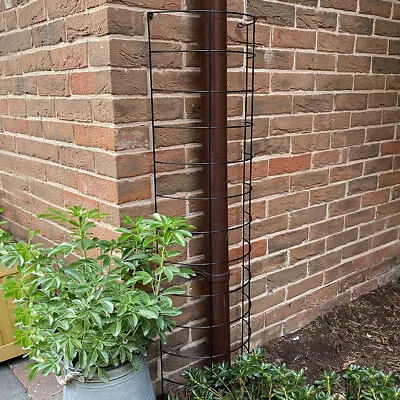 Large Metal Tube Trellis Semi Circular Plant Support For Drainpipes (Set Of 2) • £31.99