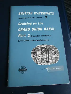 £1.99 • Buy Cruising On The Grand Union Canal Part 2, British Waterways Booklet 9