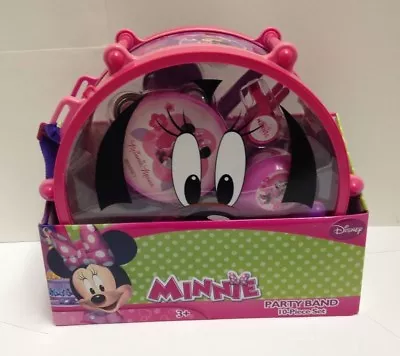 Disney Minnie 10-pc Party Band Set; Broken Drum; All Other Instruments Pristine • $9.95