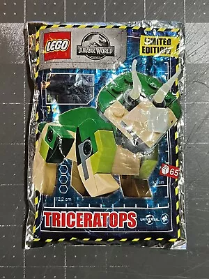 LEGO Jurassic World Triceratops 122006 Foil Pack 65 Pieces Limited Edition • $25.68