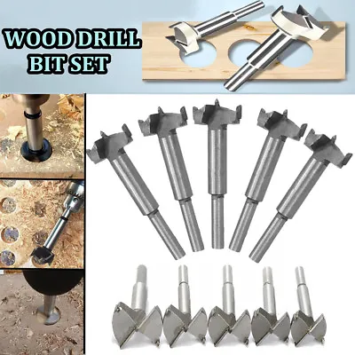 £3.99 • Buy 5PCS Forstner Bit Quality Wood Drills 15-35mm Drill Bit Set Boring Hole Cutter