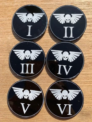 £9.50 • Buy 40k Imperial Guard, Imperium,Astra Militarum, Space Marine ,objective Markers