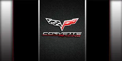 Chevrolet Chevy Corvette C6  Logo Vinyl Banner Flag Garage Shop Sign 2' X 4' • $34.99